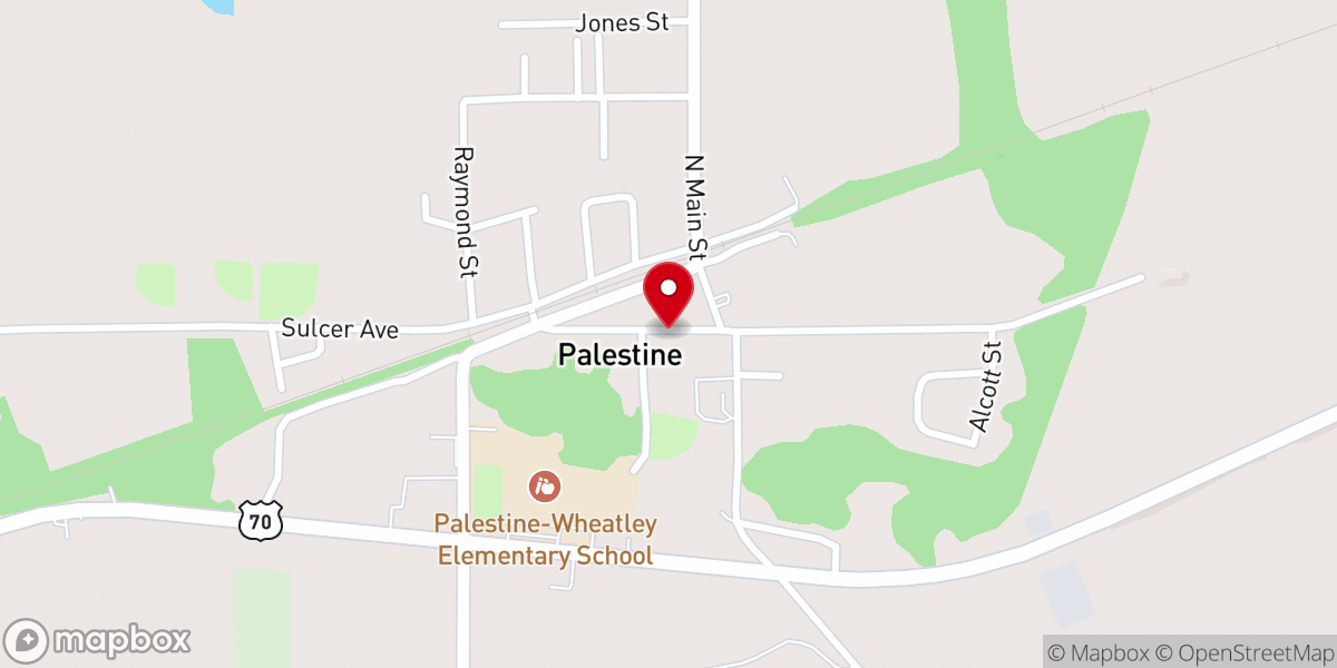 Map showing location of Jericho Church of God In Christian