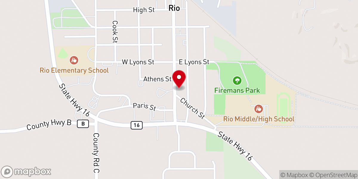 Map showing location of St Joseph's Catholic Church