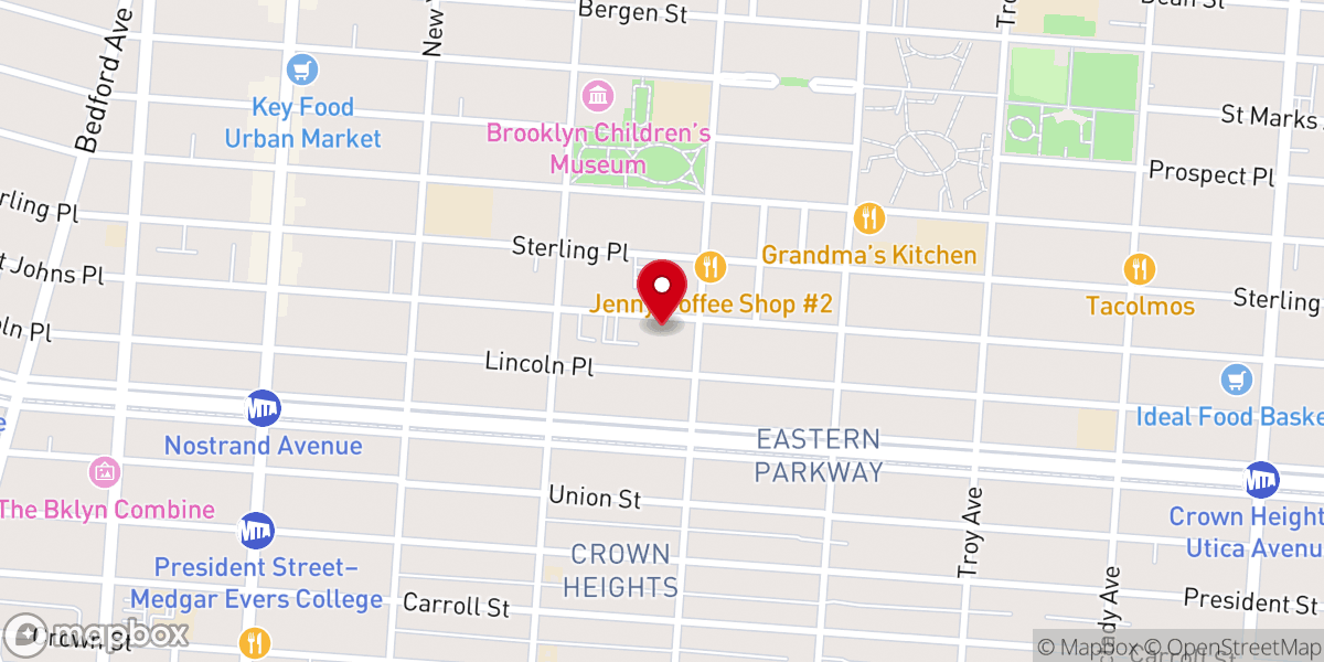 Map showing location of Faith Pentecostal Outreach Church, Inc.