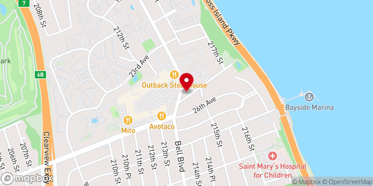 Map showing location of FUSIA Communications, Inc. / The Cross Cultural Internship Program (CCIP)