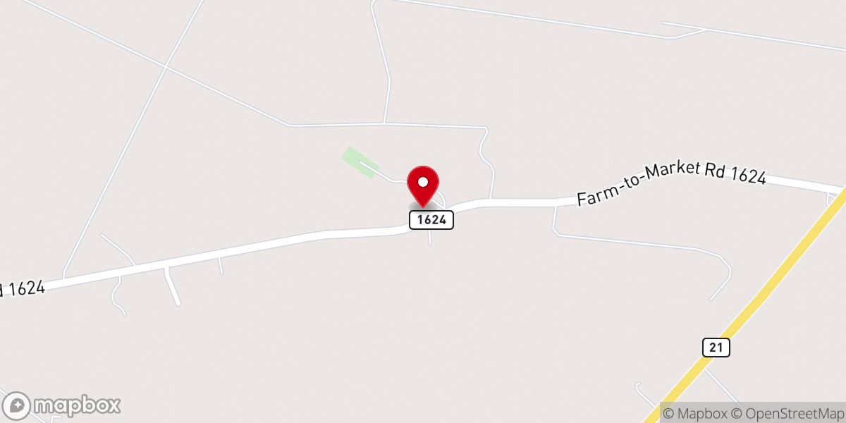 Map showing location of St Johns Lutheran Church