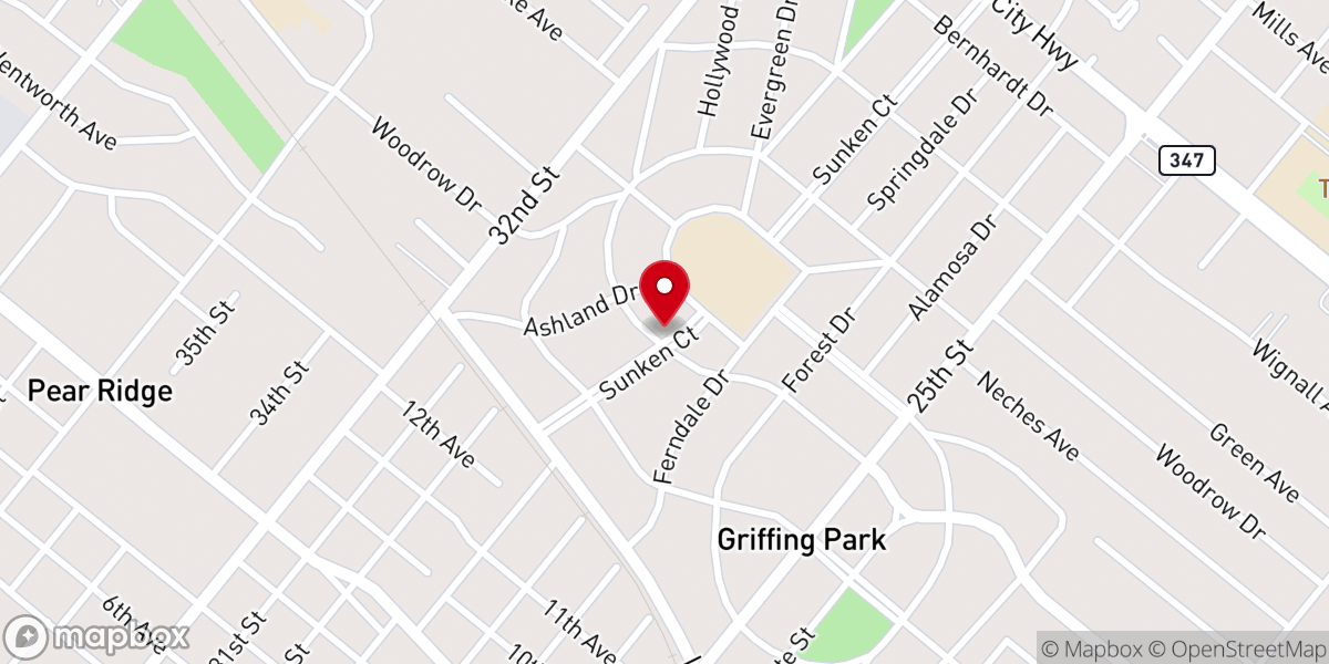 Map showing location of Ruach Ministries International