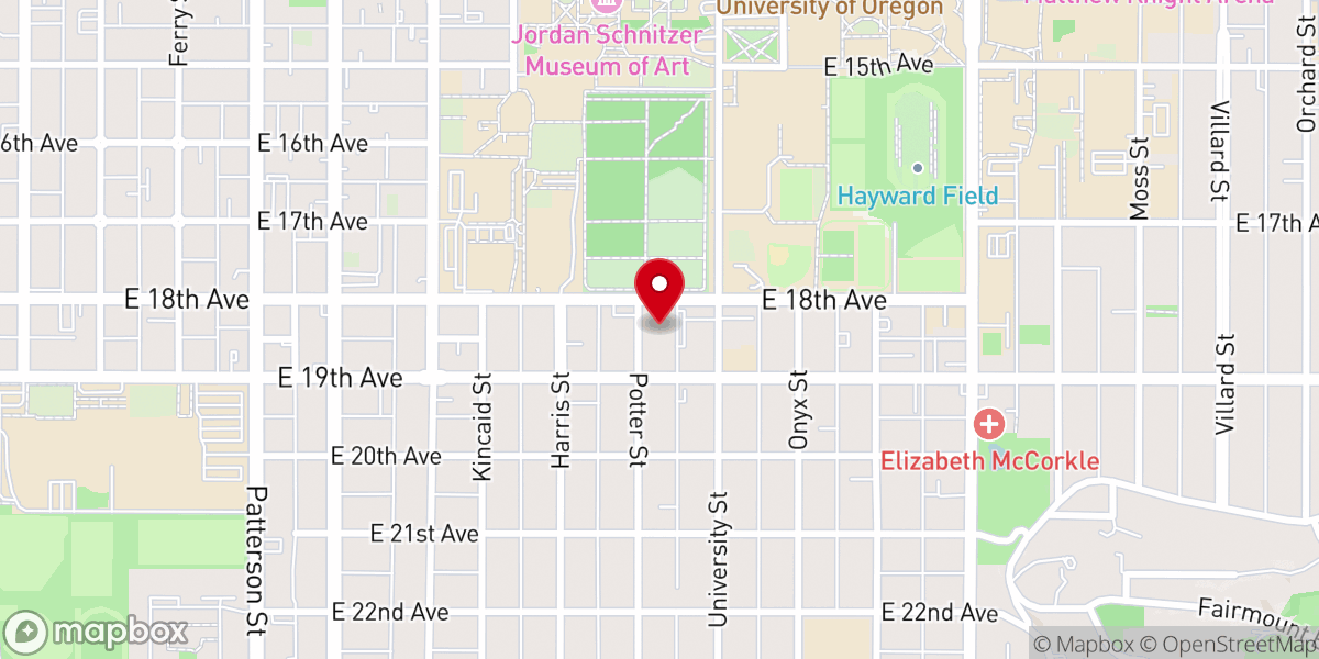 Map showing location of Central Lutheran Church