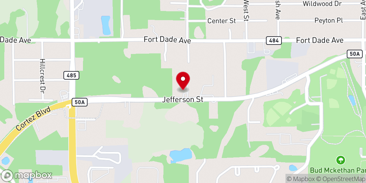 Map showing location of Living Word Fellowship