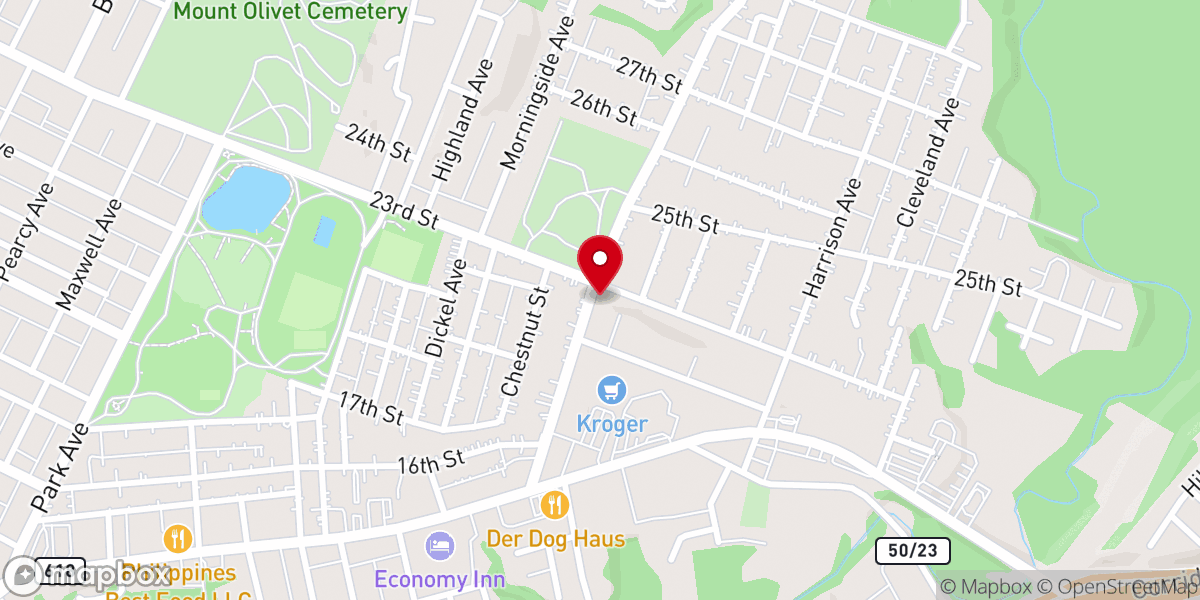 Map showing location of Redeemer Anglican Church