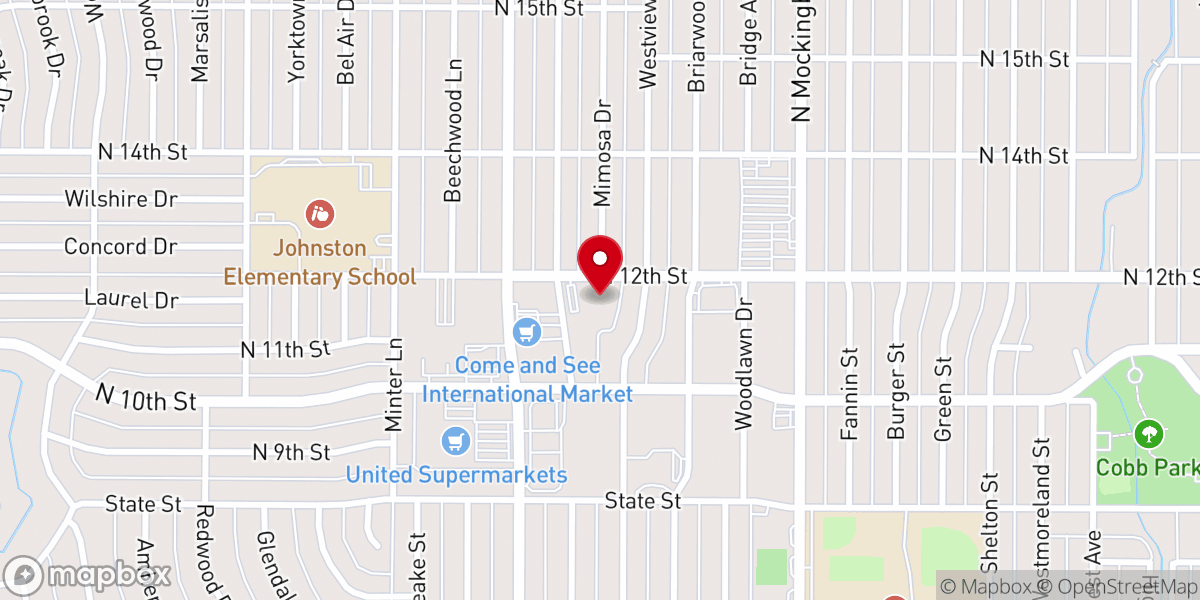 Map showing location of The Church of Jesus Christ of Latter-day Saints
