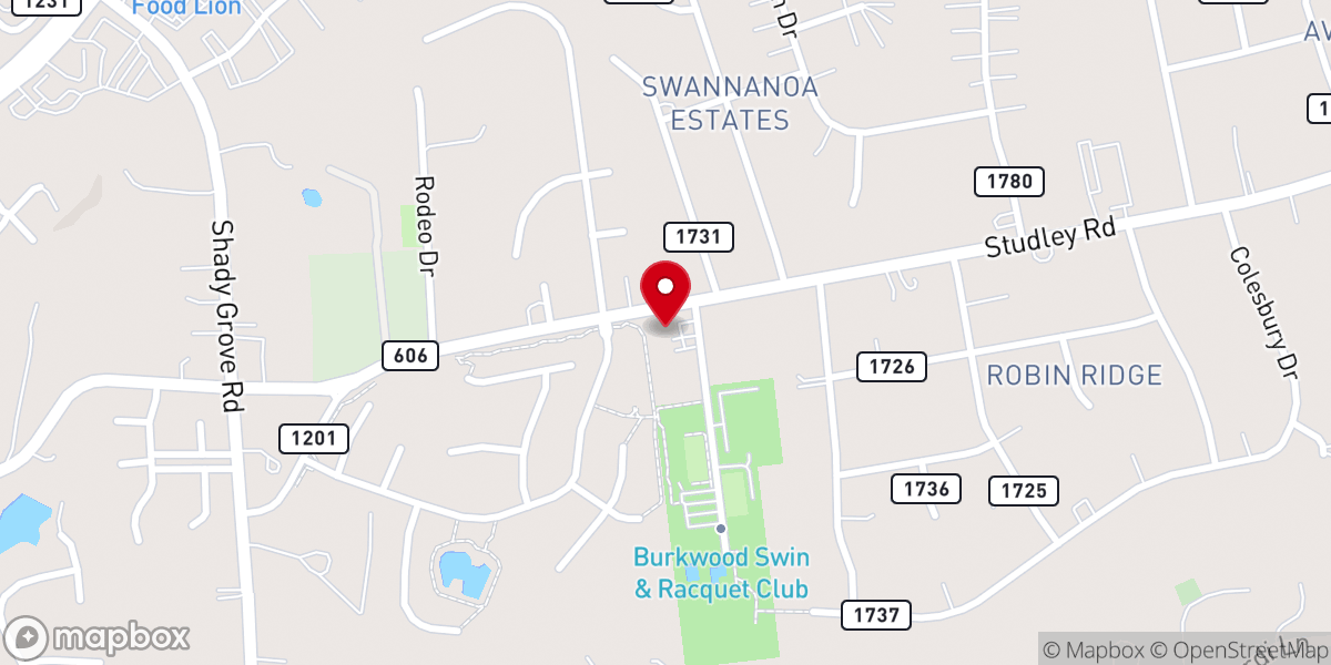 Map showing location of Advent Community Church