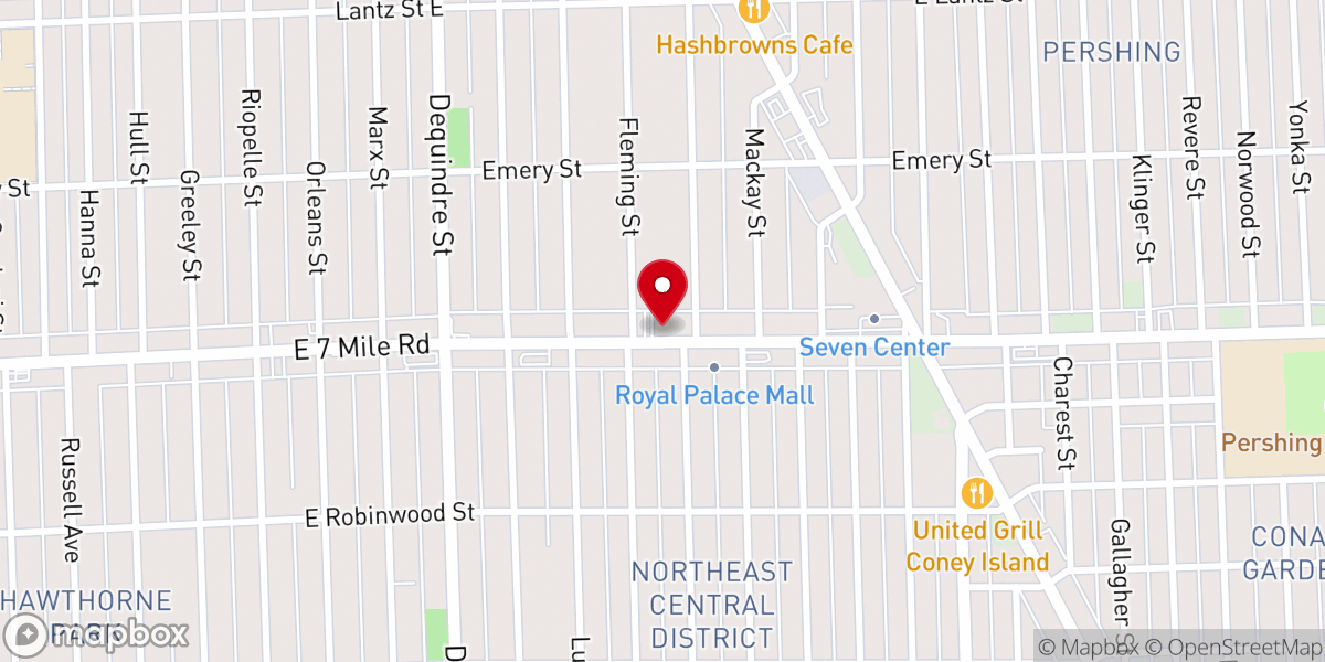 Map showing location of Solomons Temple Church