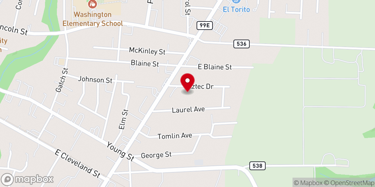 Map showing location of IGLESIA PRINCIPE DE PAZ WOODBURN OREGON