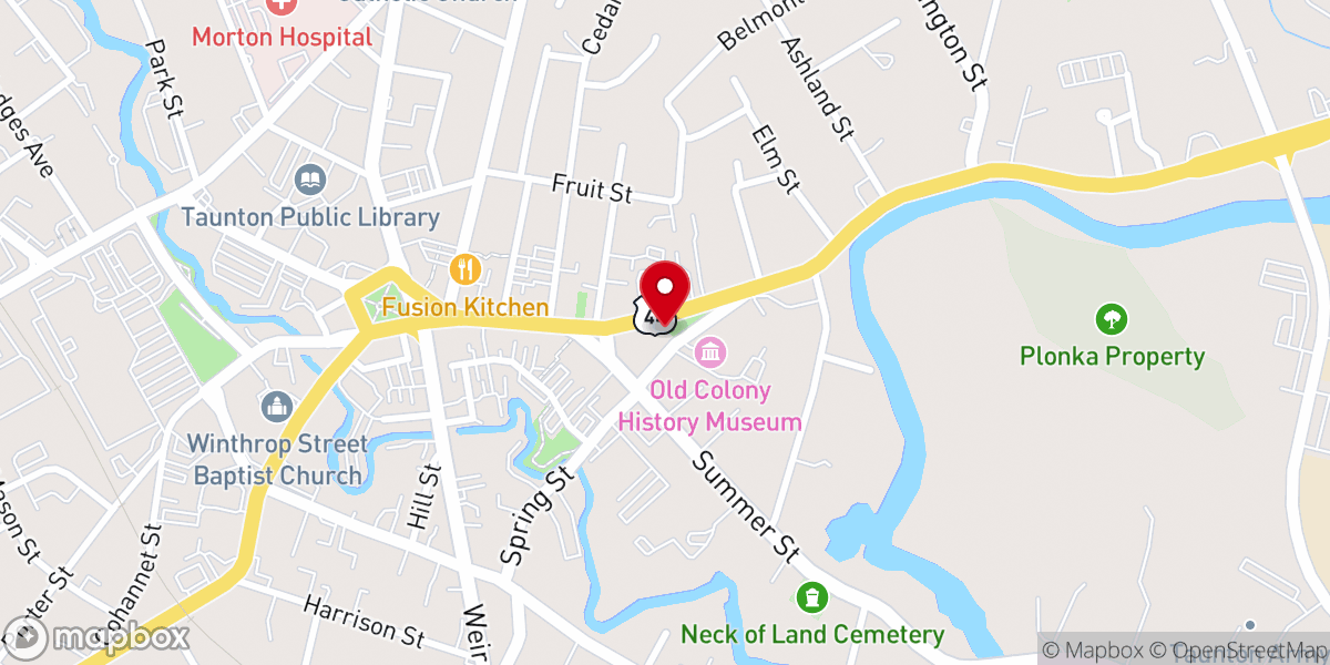 Map showing location of The Matthew Mission Food Pantry