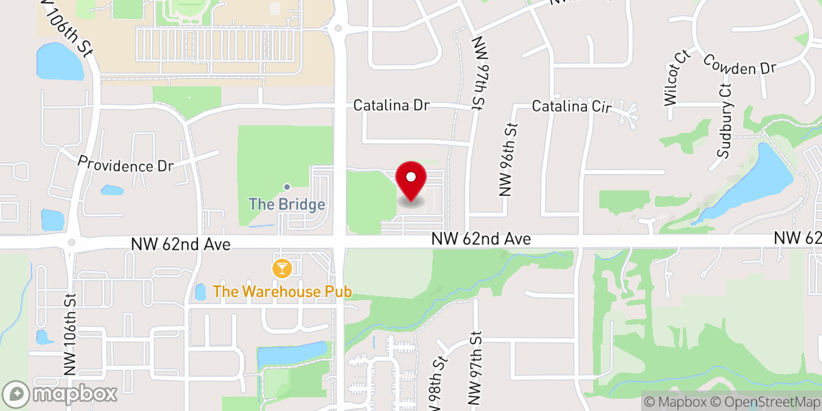 Map showing location of NorthPoint Church