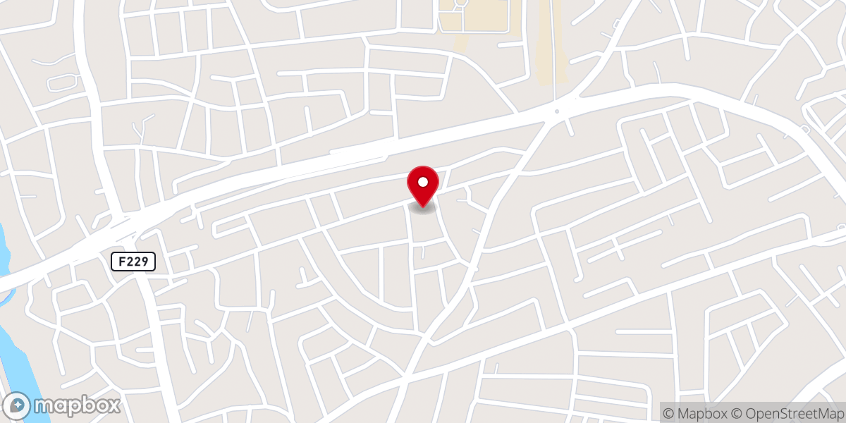Map showing location of St John Leonadi Catholic Church