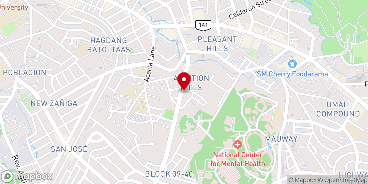 Map showing location of Berean Bible Baptist Church - Mandaluyong City