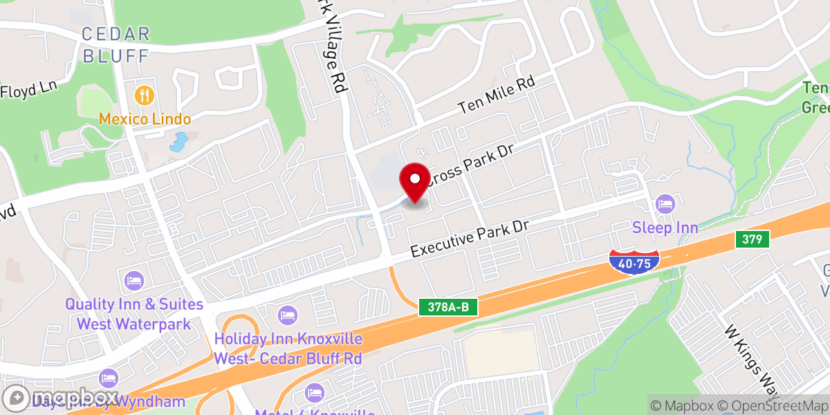 Map showing location of Transformation Church