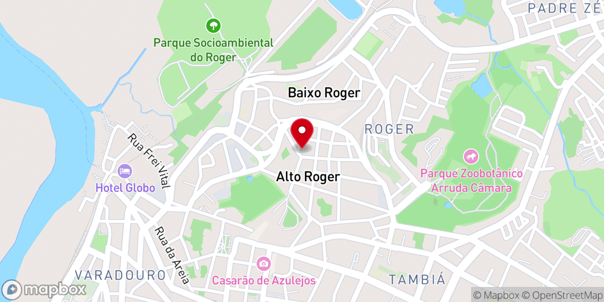 Map showing location of Paróquia Santa Teresinha