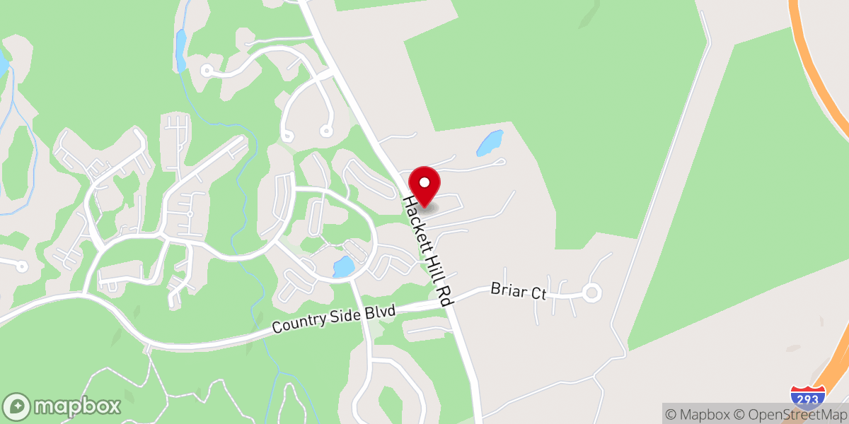 Map showing location of Harvest Baptist Church