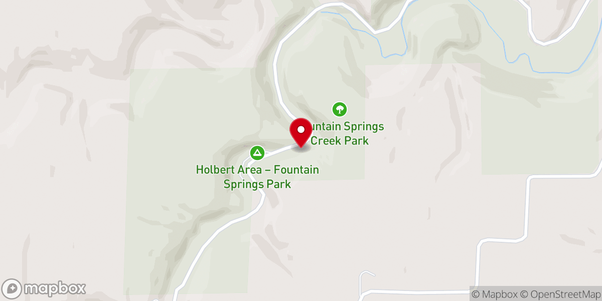 Map showing location of Fountain Springs Park