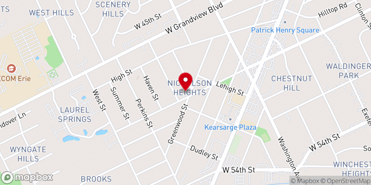 Map showing location of Redeemed Christian Church of God