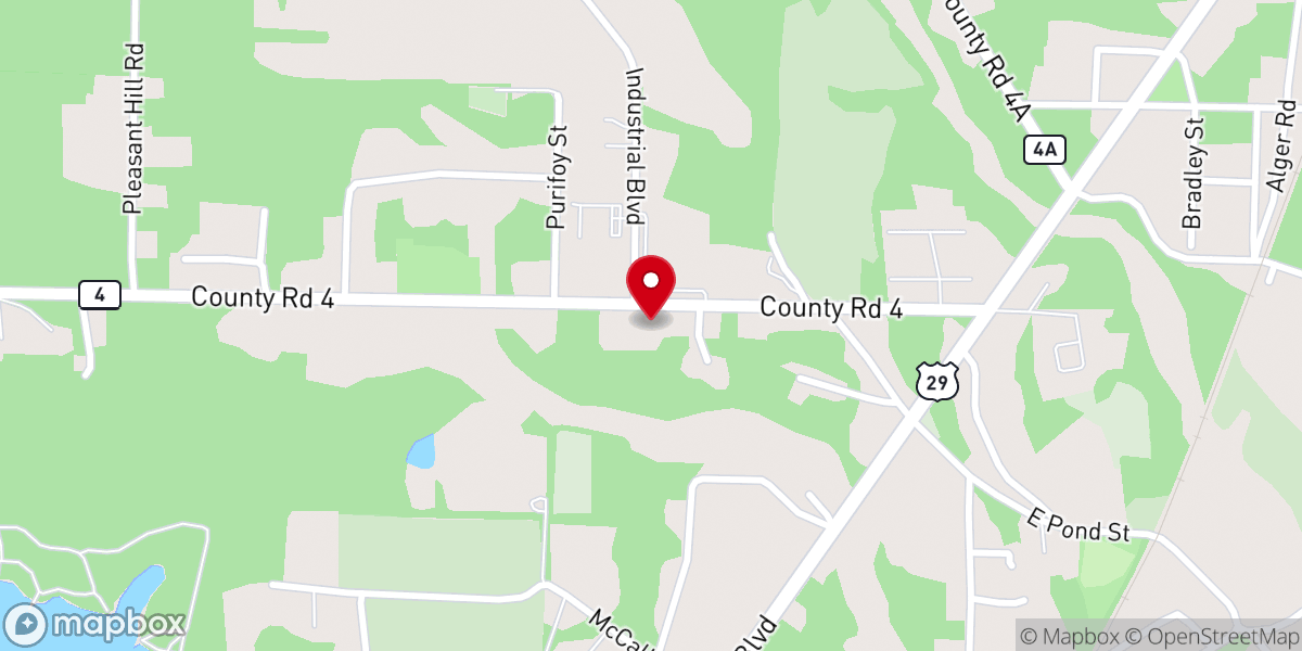 Map showing location of Bethel AFM Church of God