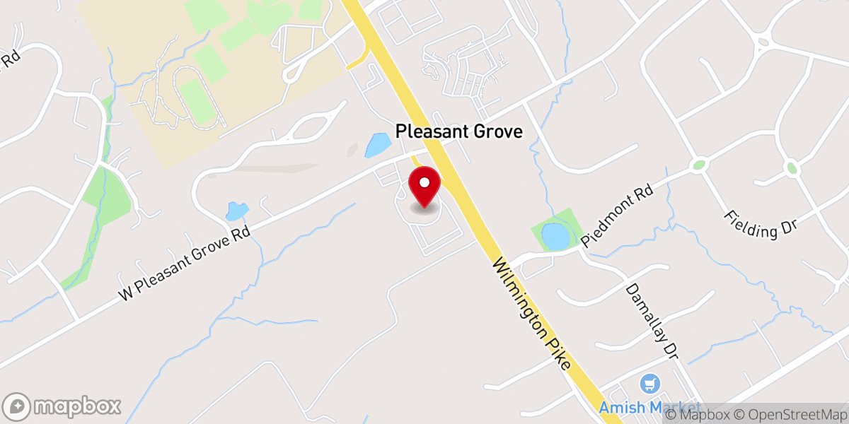 Map showing location of Westminster Presbyterian Church