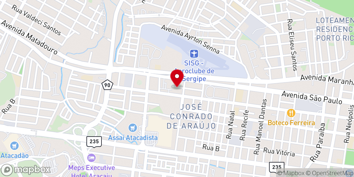 Map showing location of IGREJA EVANGÉLICA ASSEMBLEIA DE DEUS MORADA DO ALTÍSSIMO TEMPLO CENTRAL