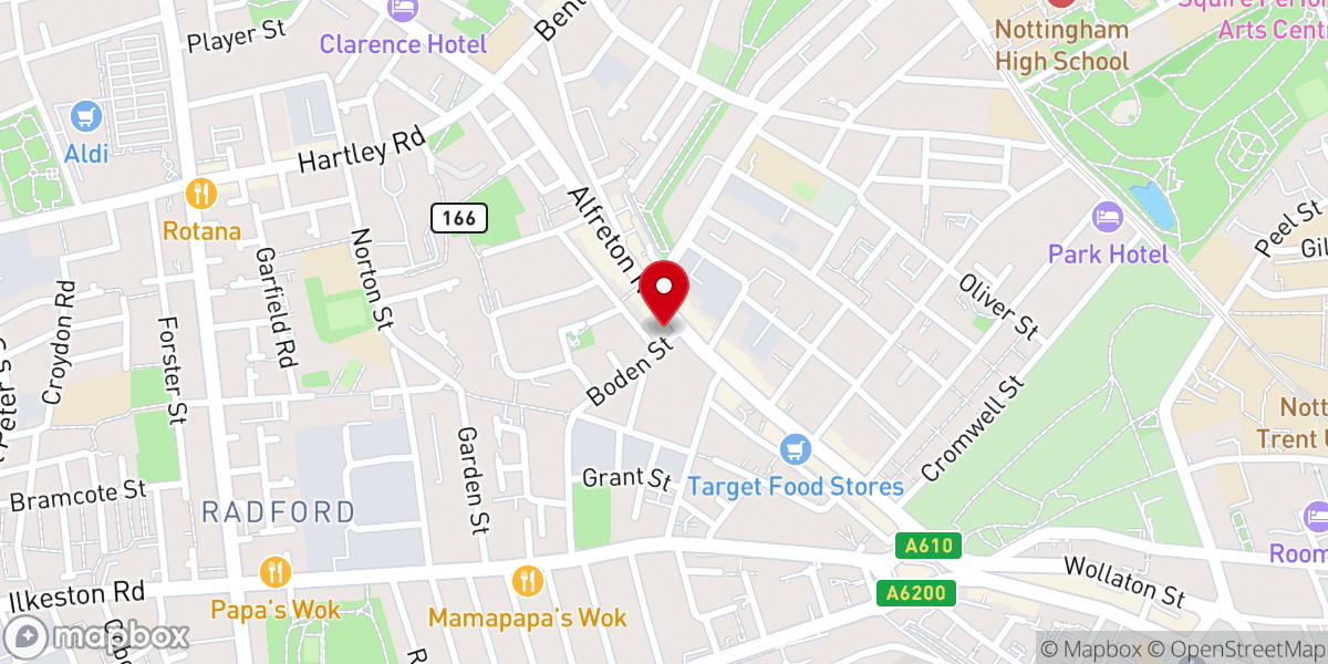 Map showing location of The Dominion House Church