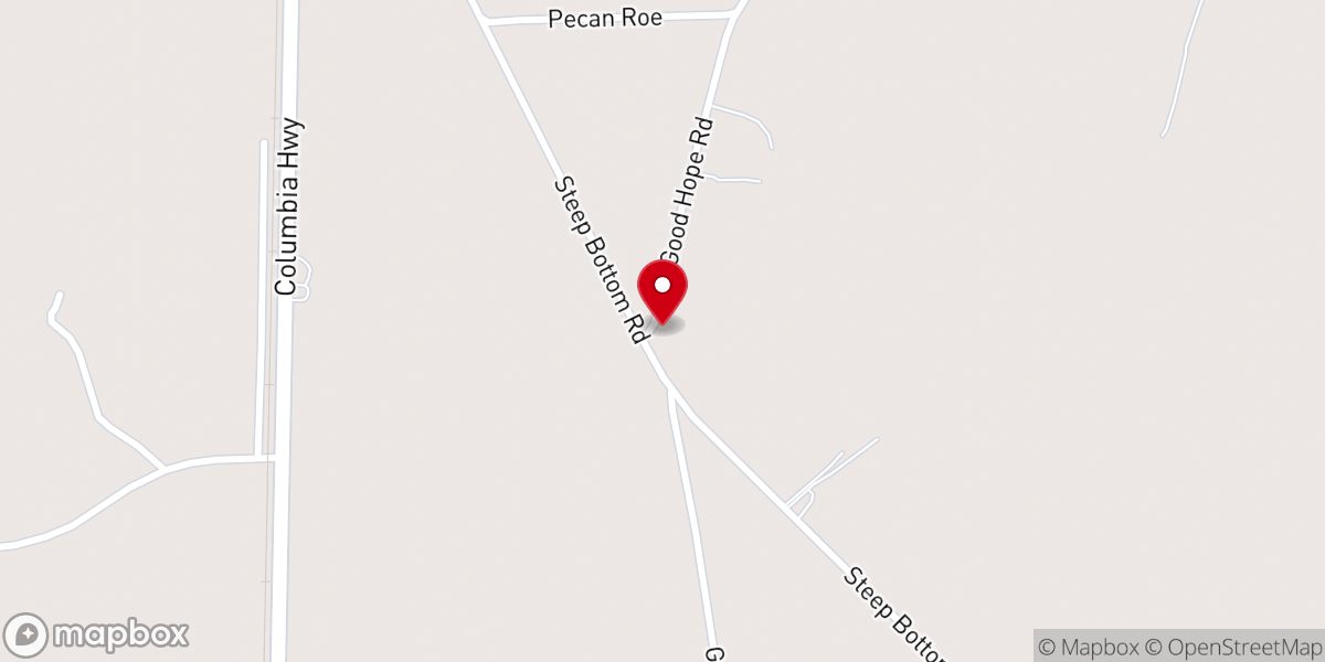 Map showing location of Good Hope Missionary Baptist Church, Inc.