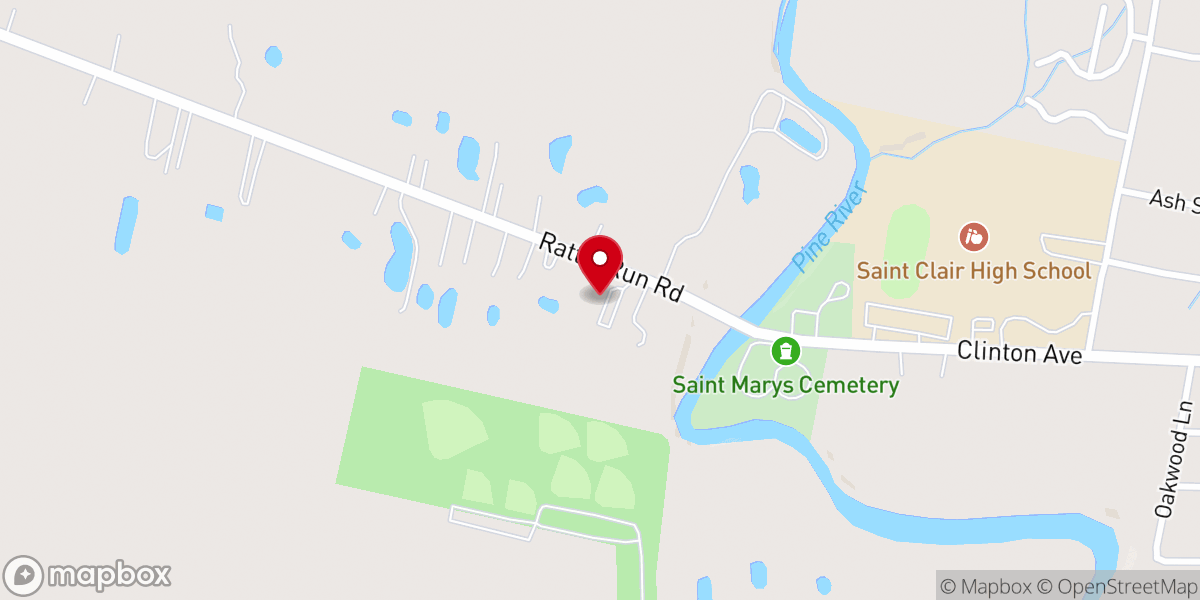 Map showing location of Knights of Columbus