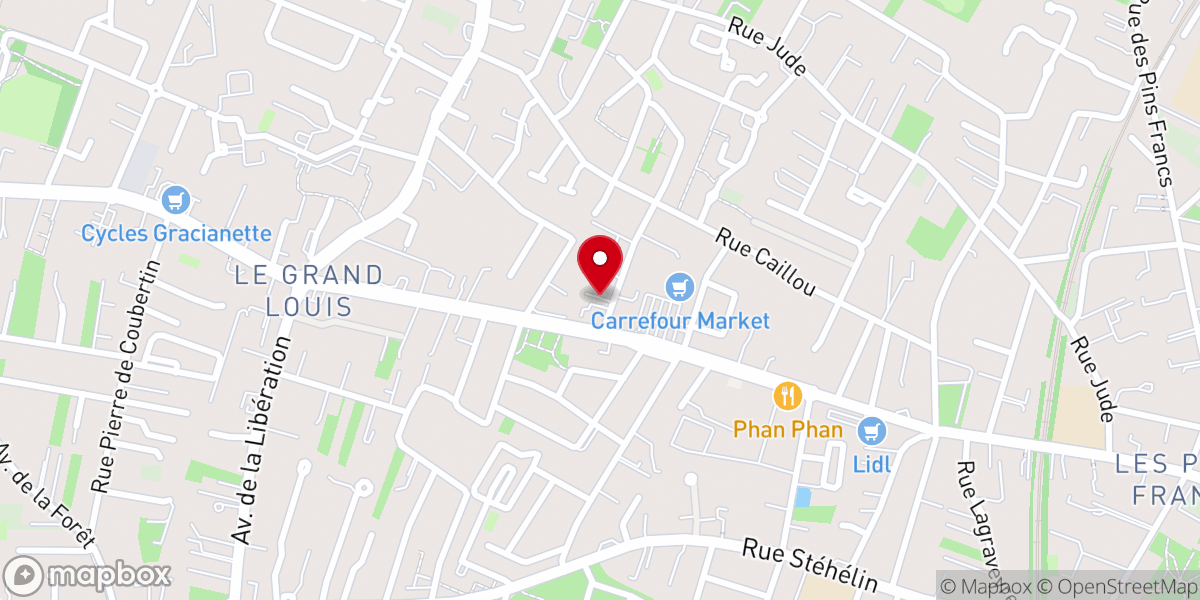 Map showing location of Chapelle Jasmin