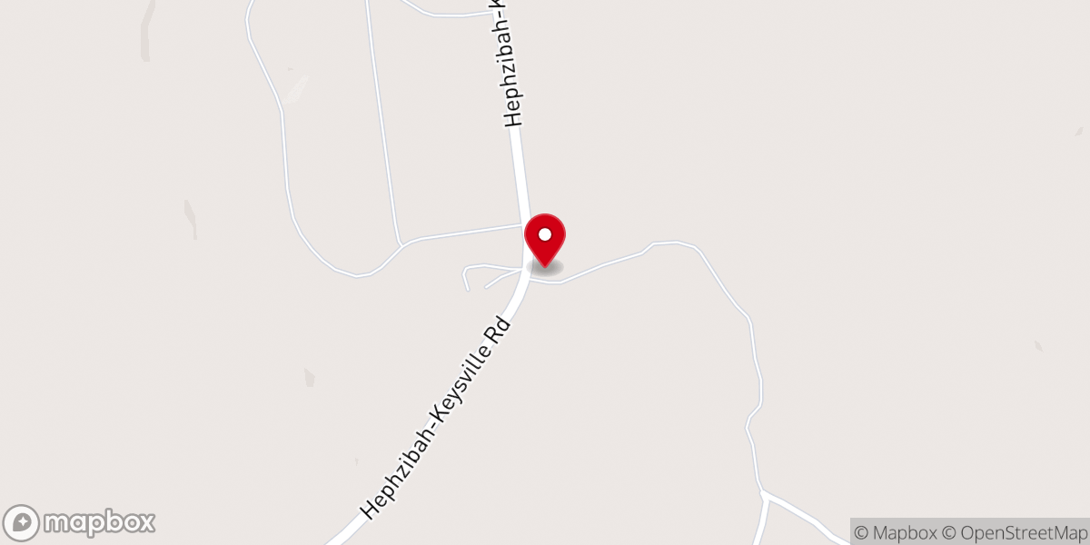 Map showing location of Faith Church