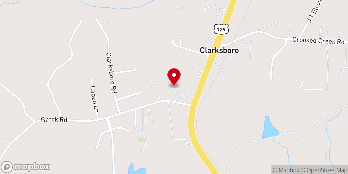 Map showing location of Southside Church - Redstone