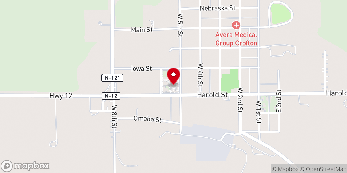 Map showing location of Saint Rose of Lima Catholic Church