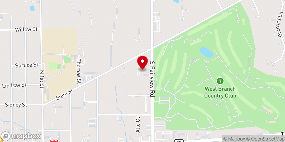 Map showing location of The Church of Jesus Christ of Latter-day Saints