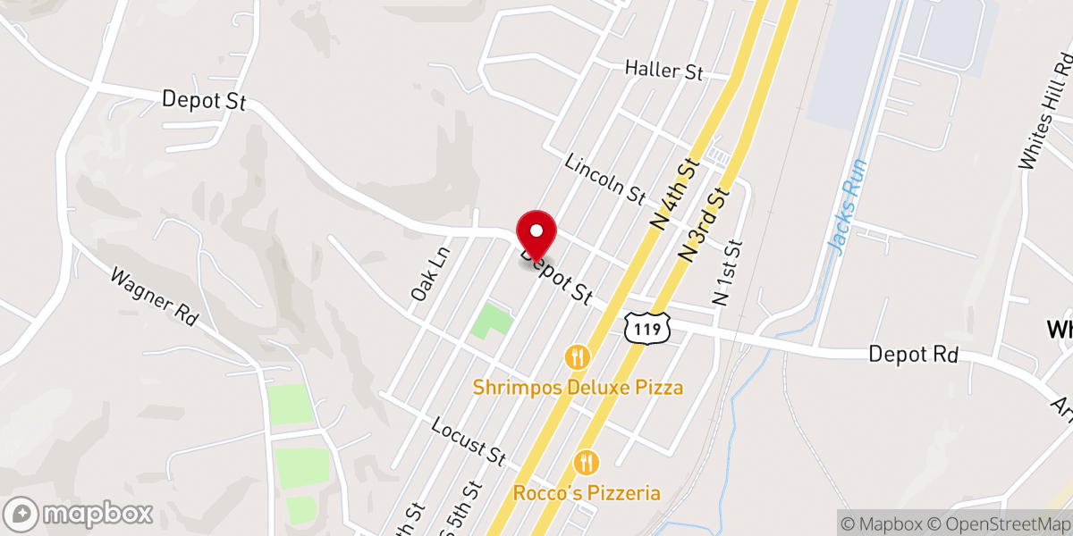 Map showing location of New Beginning Evangelical Church