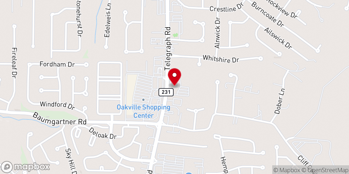 Map showing location of Saint Paul's United Church of Christ