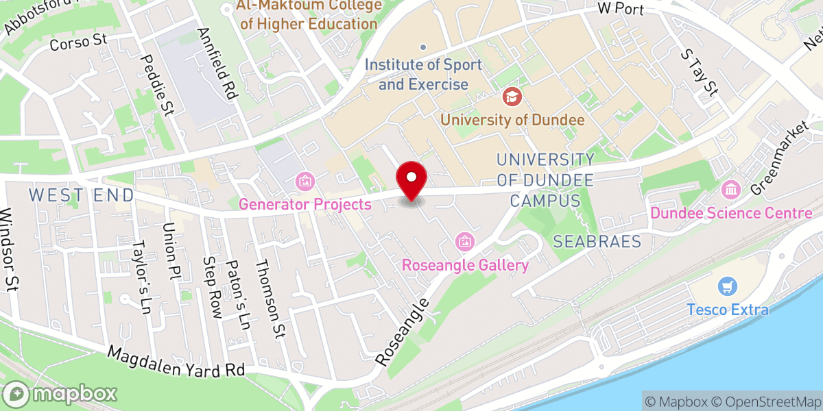 Map showing location of Gate Church International