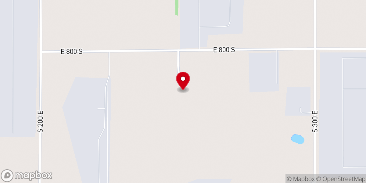 Map showing location of Gospel Meeting House