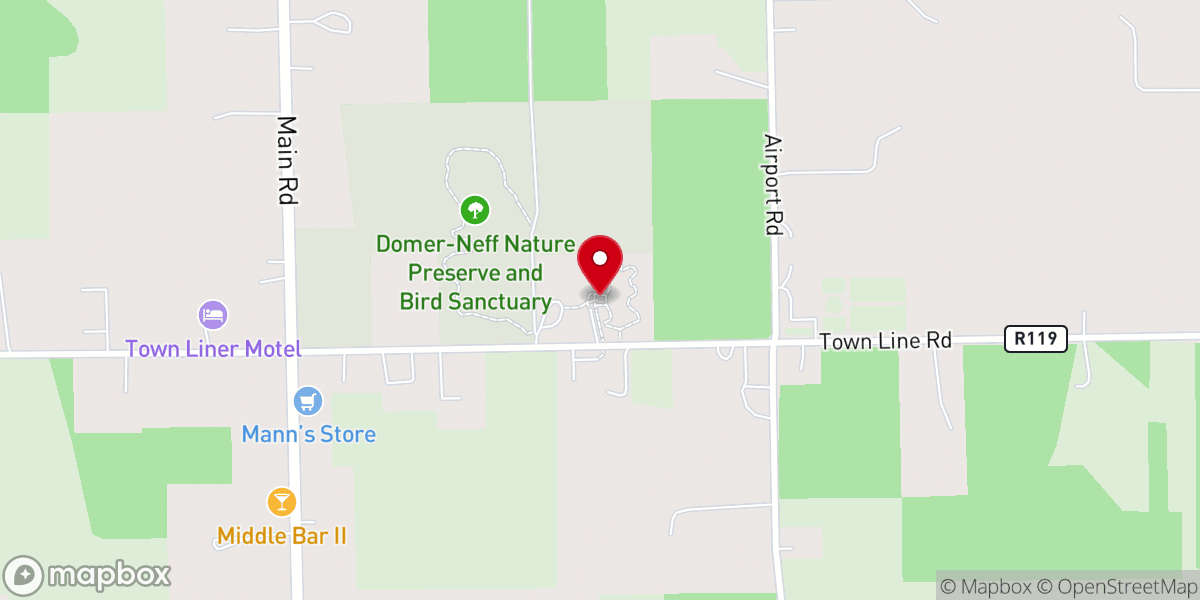 Map showing location of Washington Island Stavkirke