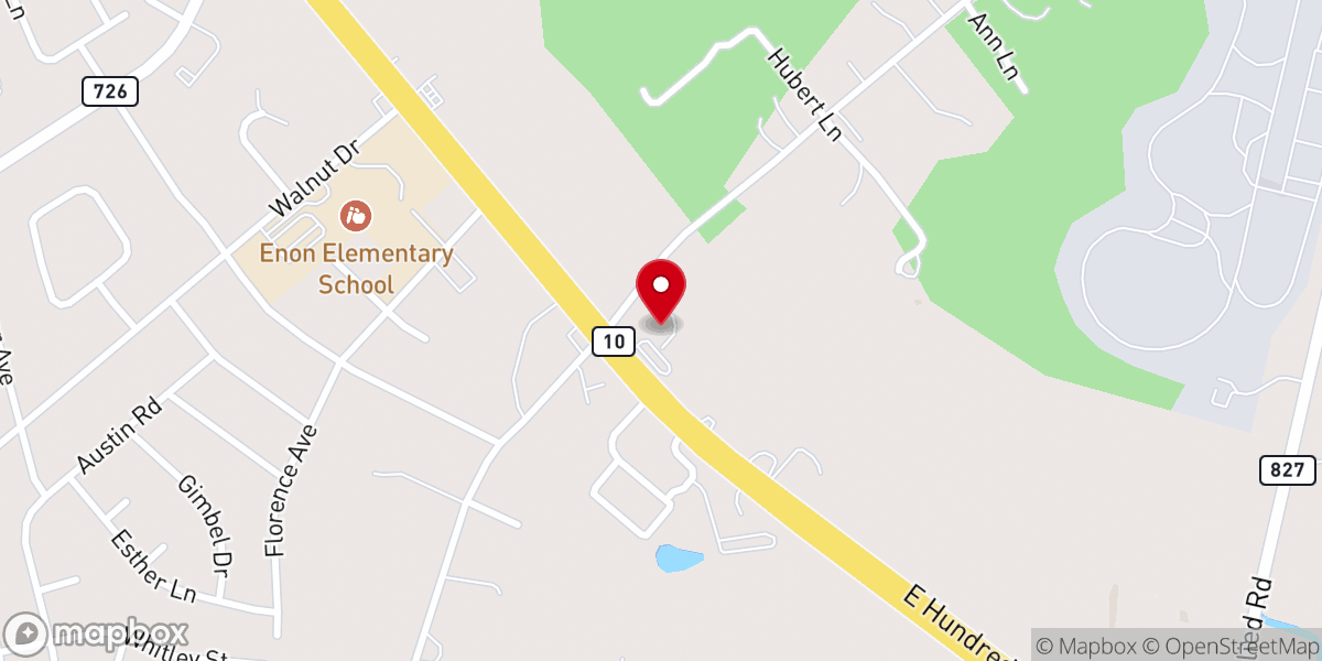 Map showing location of The River Preschool and Child Care Center