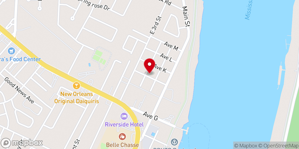 Map showing location of THE CROSSROADS CHURCH
