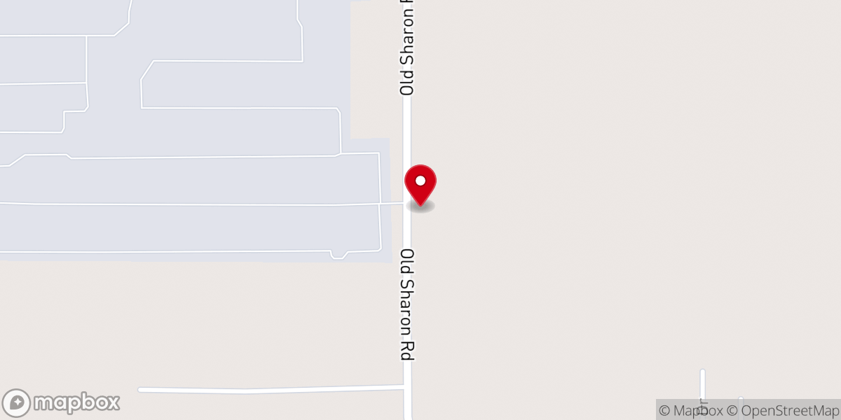 Map showing location of Cedar Grove Missionary Baptist Church