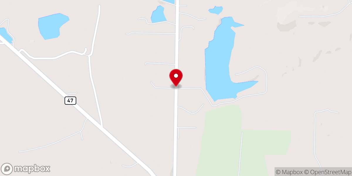 Map showing location of Charrette Parsonage