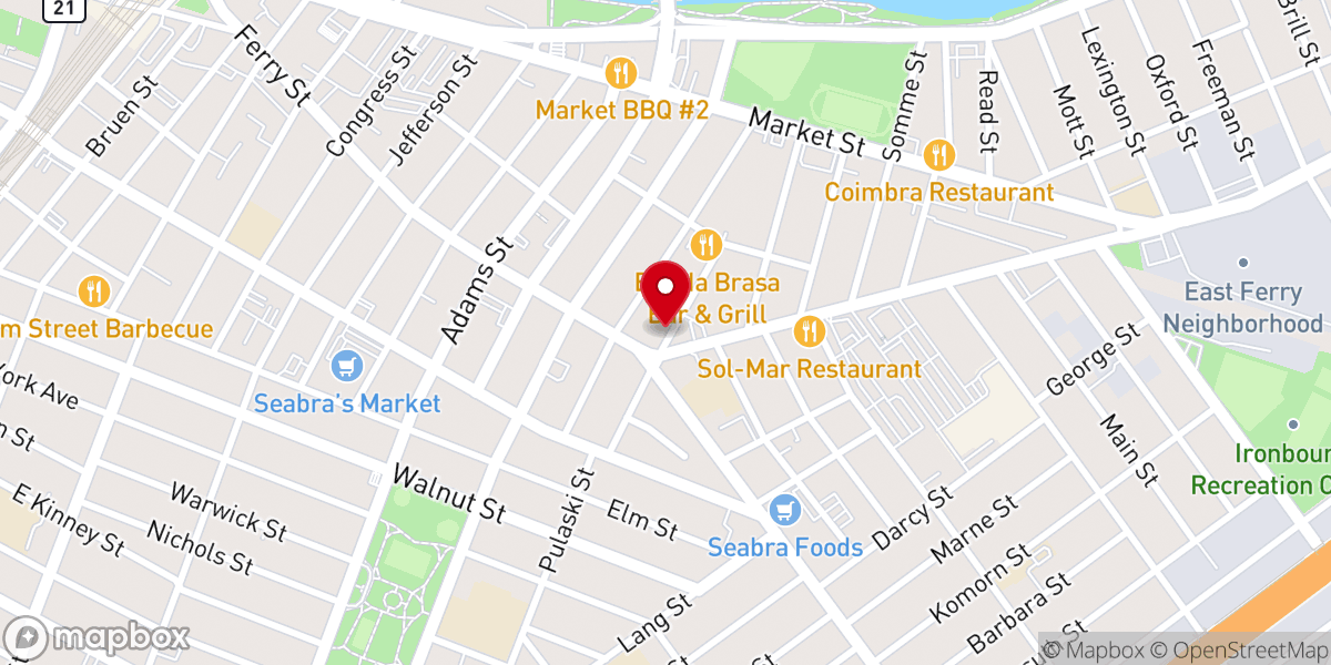 Map showing location of Hopemission Assembly Of God
