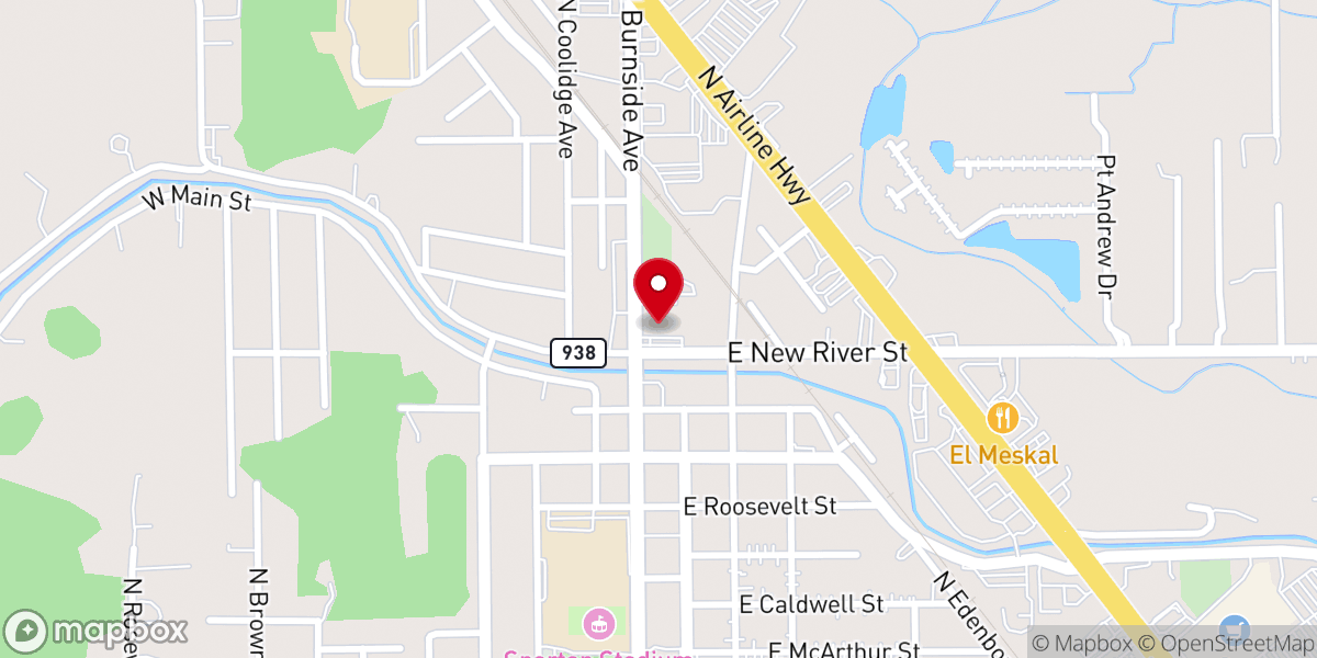 Map showing location of Saint Theresa of Avila Catholic Church