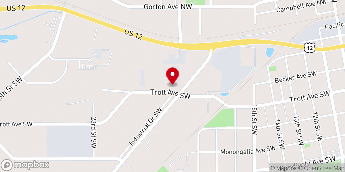 Map showing location of Chappell Central Inc