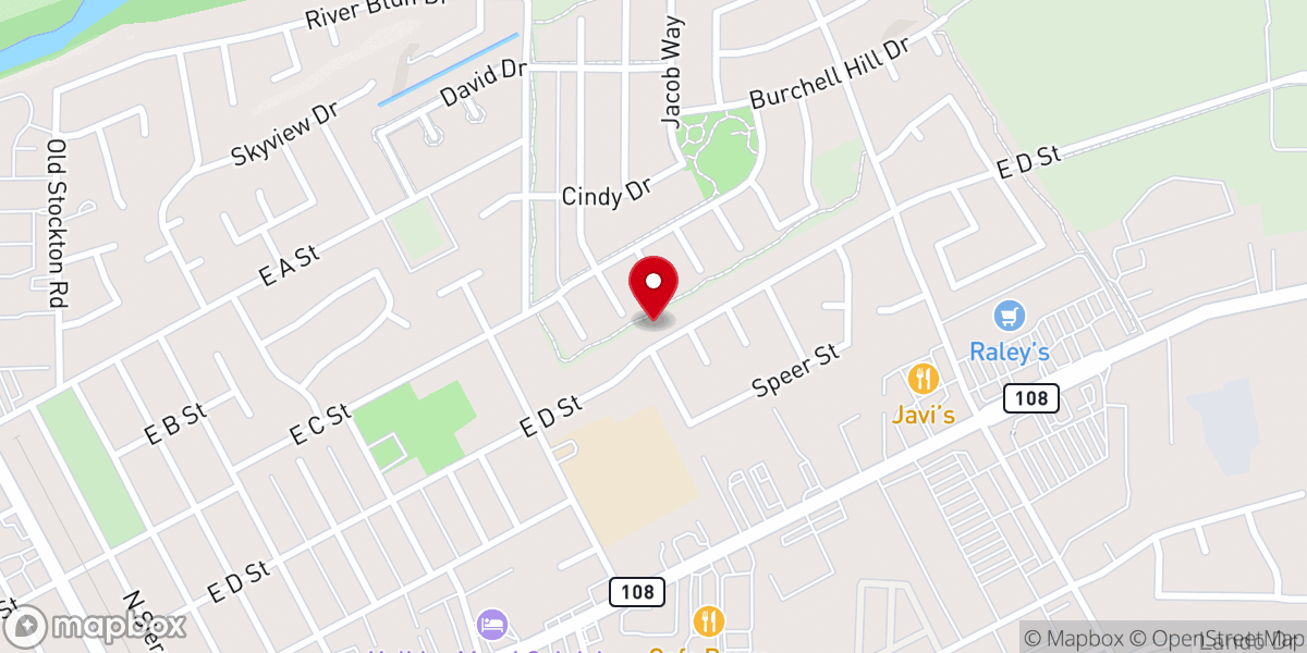 Map showing location of A Jesus Mission