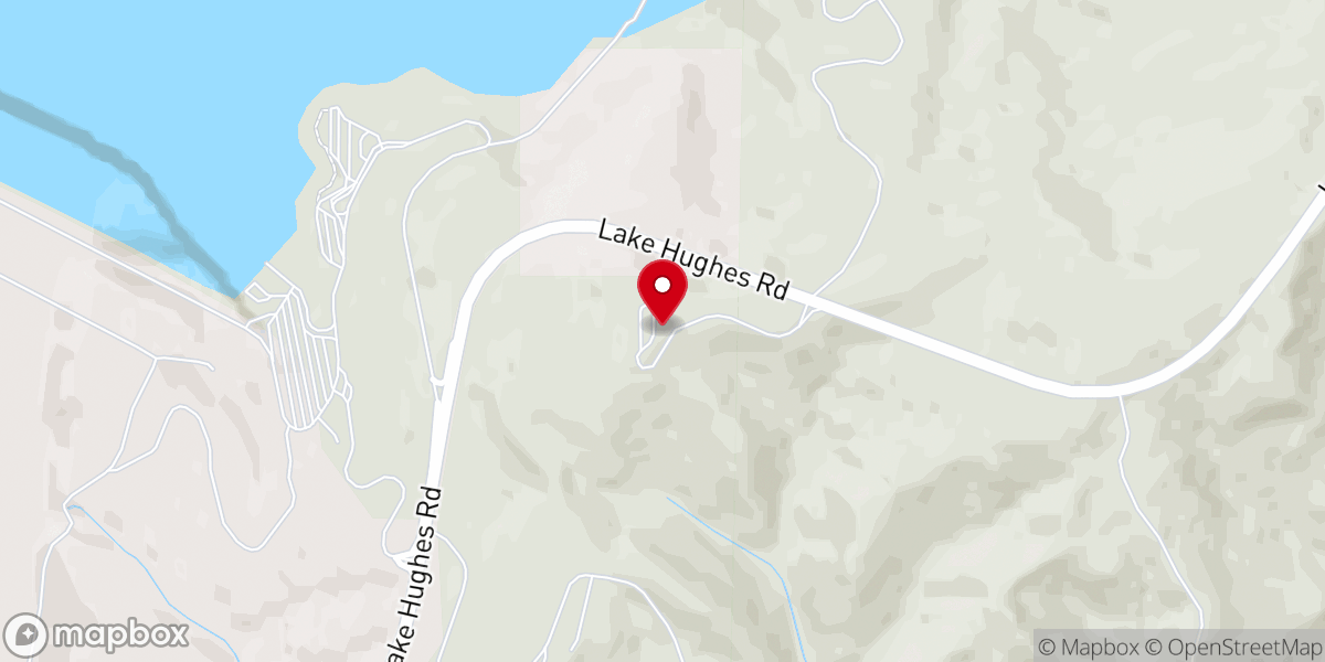 Map showing location of Lake Hills Community Church