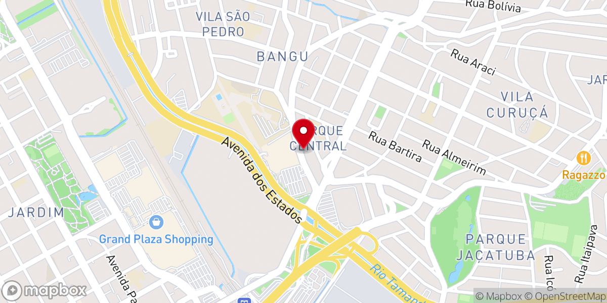 Map showing location of Igreja Batista da Lagoinha Oratório