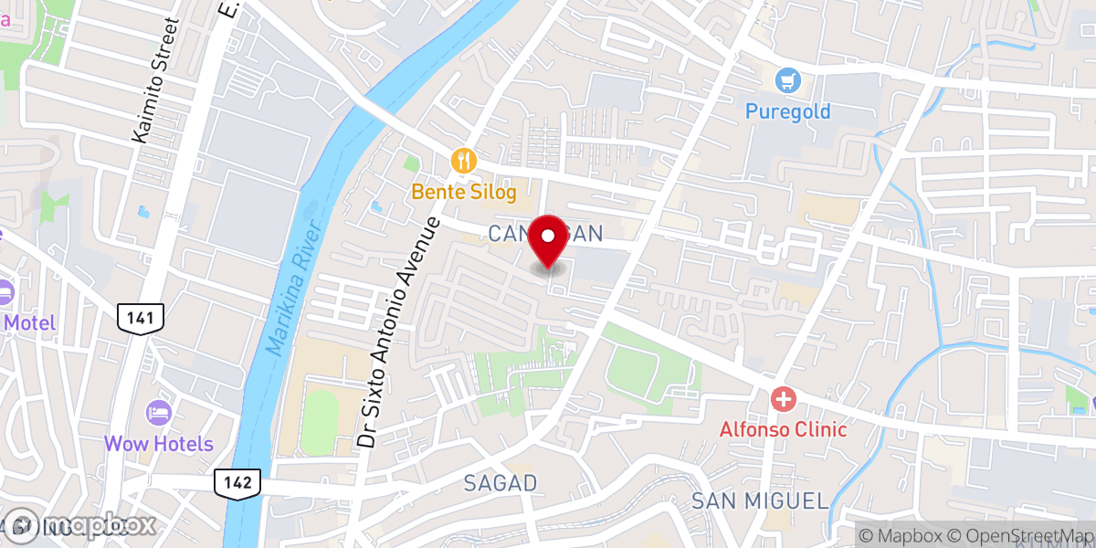 Map showing location of Tahanan ng Mabuting Pastol - Roman Catholic Diocese of Pasig