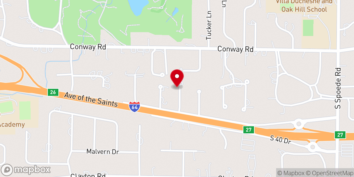 Map showing location of True Gospel Temple Church